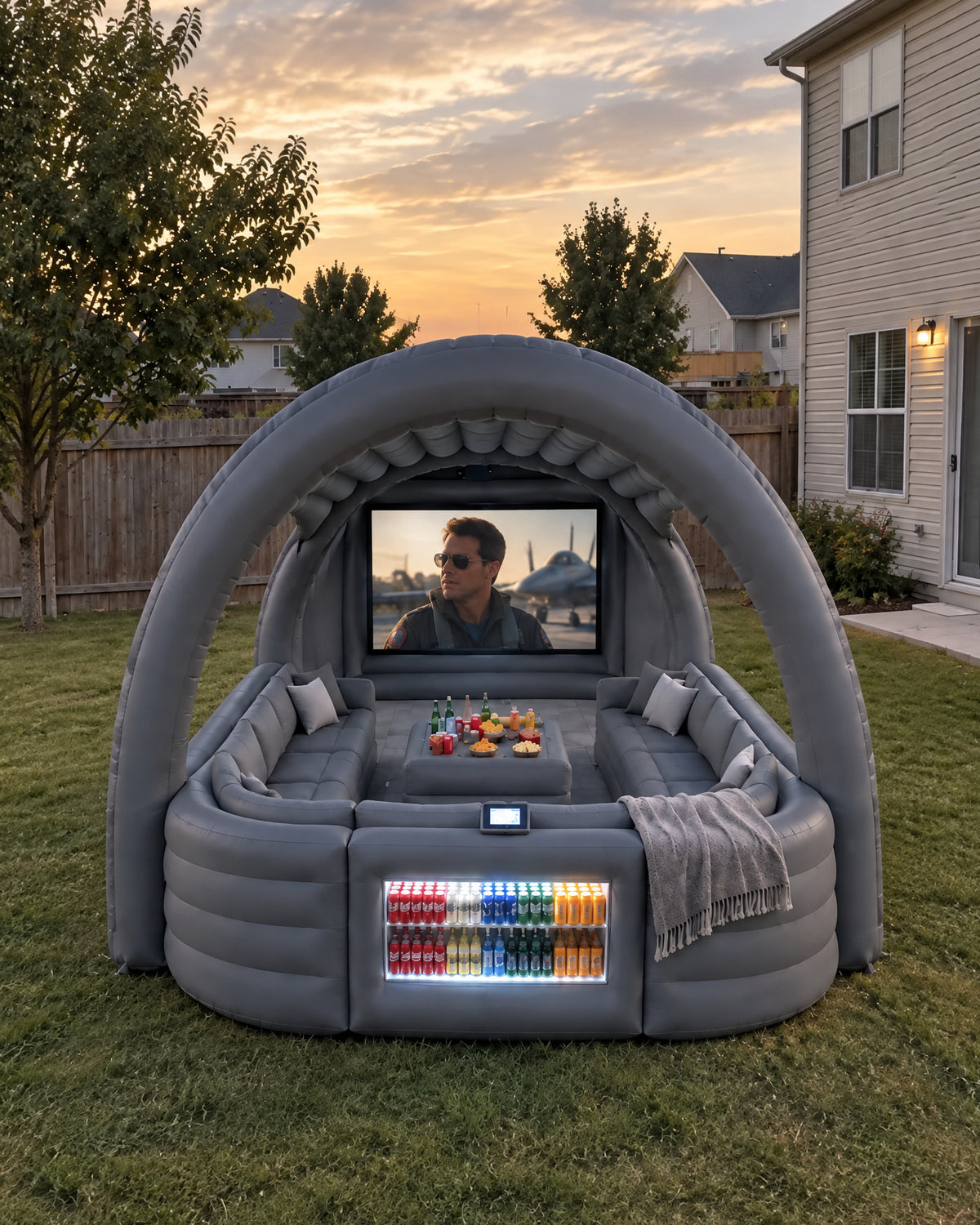 InflataCinema — Backyard Cinema Pod